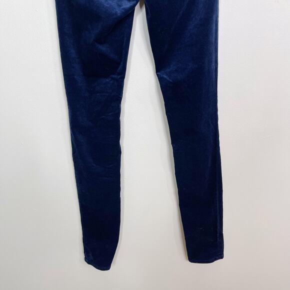 AG Adriano Goldschmied  The Legging Super Skinny Pants Blue Velvet Womens 25 - Picture 6 of 10